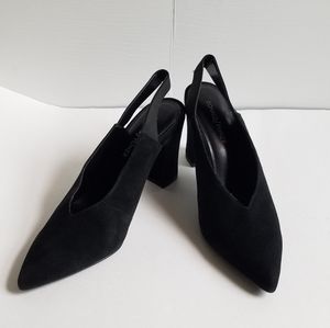 Donald Pliner Suede Slingback pumps